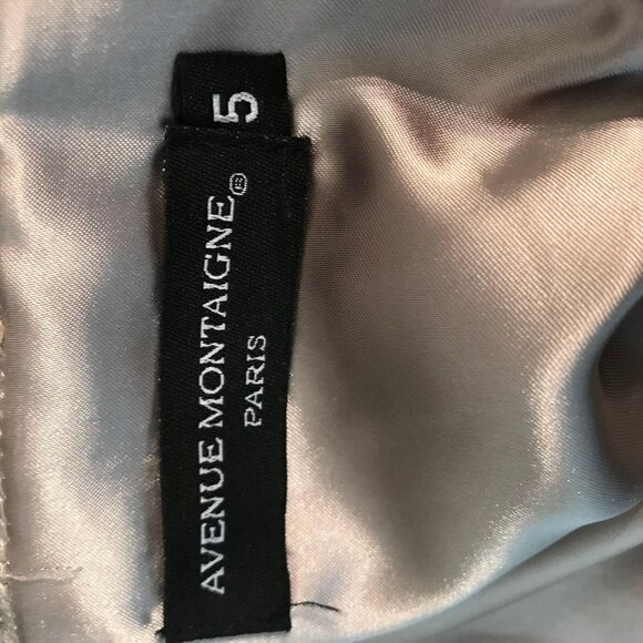 Avenue Montaigne Boucle Mini Skirt Gold‎ Waist 34" - Picture 4 of 4